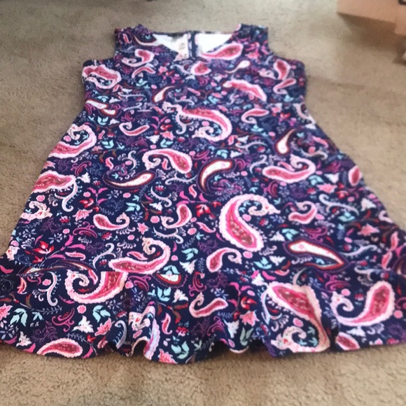 🌸NEW🌸 Talbots Petite Paisley Peplum Dress - Picture 2 of 16